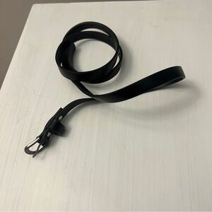 Black Leather Belt**
